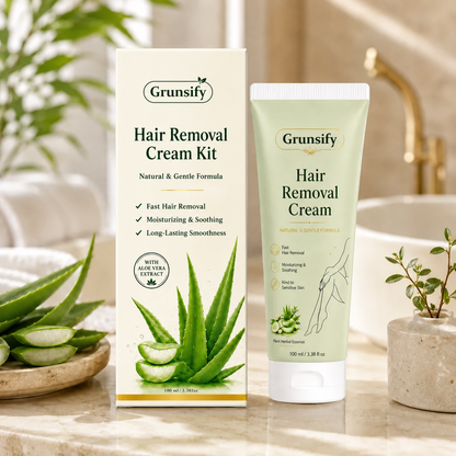 🔥Last Day 50% OFF 👨‍⚕️ Natural Gentle Hair Removal Cream | For Women & Men, Sensitive Skin