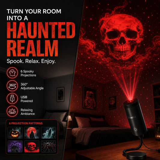 Halloween HD Star Projector – Turn Any Room Into a Spooky Light Show 🎃