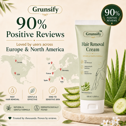 🔥Last Day 50% OFF 👨‍⚕️ Natural Gentle Hair Removal Cream | For Women & Men, Sensitive Skin