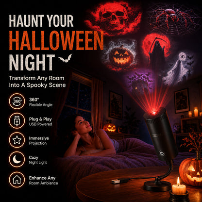 Halloween HD Star Projector – Turn Any Room Into a Spooky Light Show 🎃