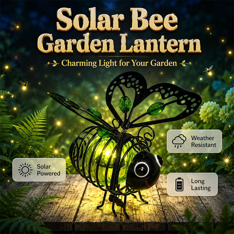 🌙🍃 LIMITED-TIME 50% OFF! Hanging Solar Bee Light – Warm Amber Glow, Flicker-Free, Perfect for Garden Parties, Camping, or Kids’ Rooms – Spread Joy Day and Night 🌞🌜