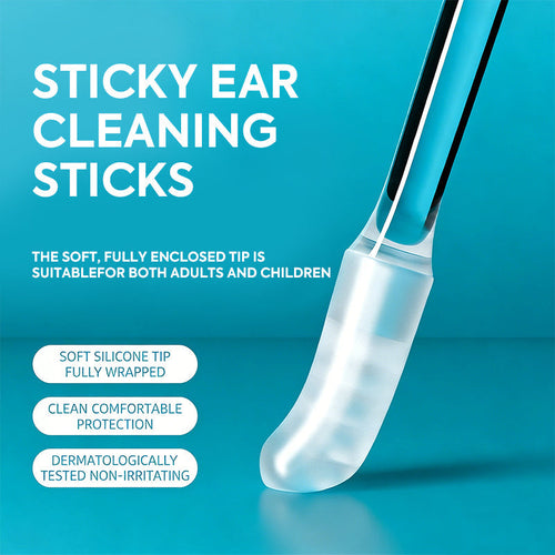 🔥Last Day 80% OFF 👨‍⚕️ Sticky Ear Cleaning Sticks - Gentle, Visible Ear Care👂(24PCS)