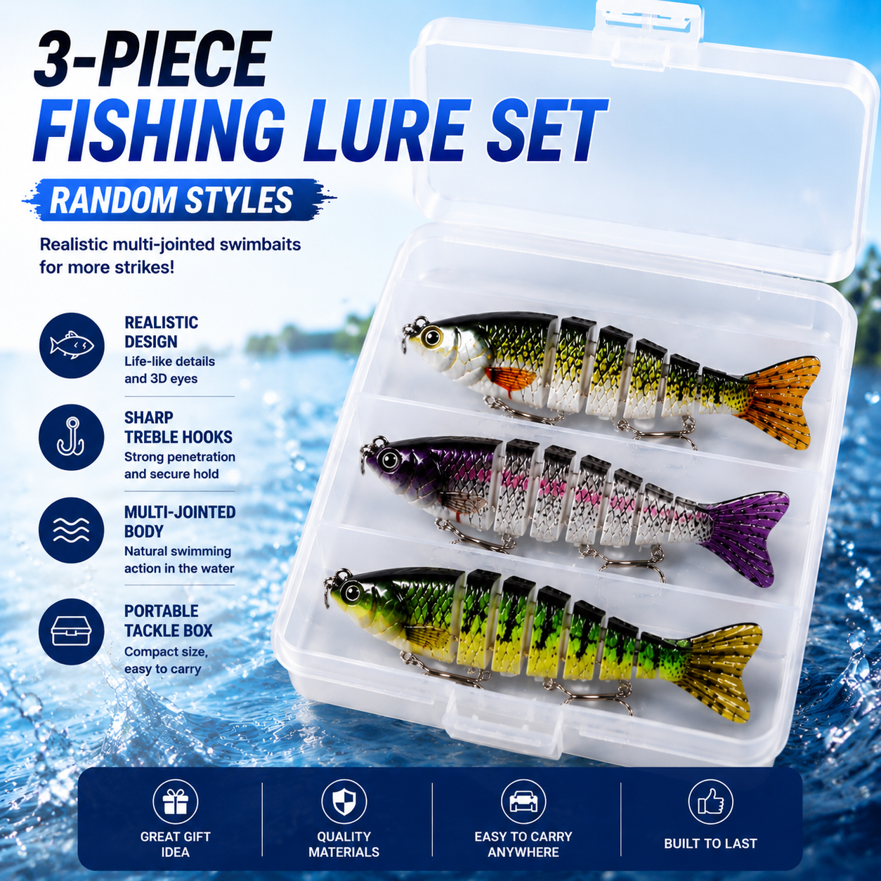 🔥2-Piece Bionic Swimming Lure Set🎣
