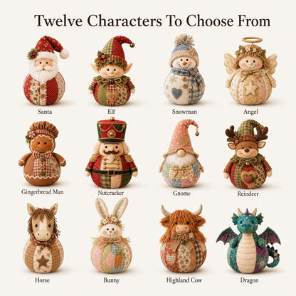 🧸DIY Patchwork Fabric Character Doll Kit