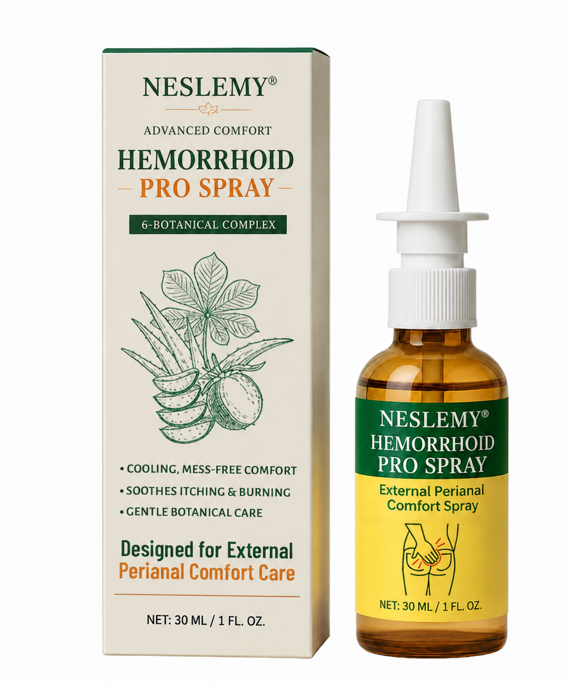 🔥Last Day 80% OFF 👨‍⚕️ NESLEMY® Advanced Comfort Hemorrhoid PRO Spray