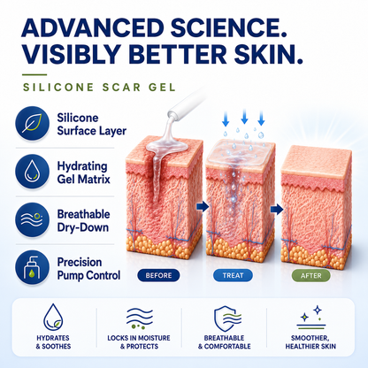 SILICONE SCAR GEL Flatten. Soften. Fade. - PharmacistRecommended Scar Therapy