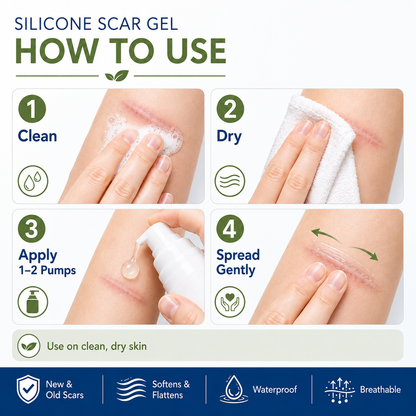 SILICONE SCAR GEL Flatten. Soften. Fade. - PharmacistRecommended Scar Therapy