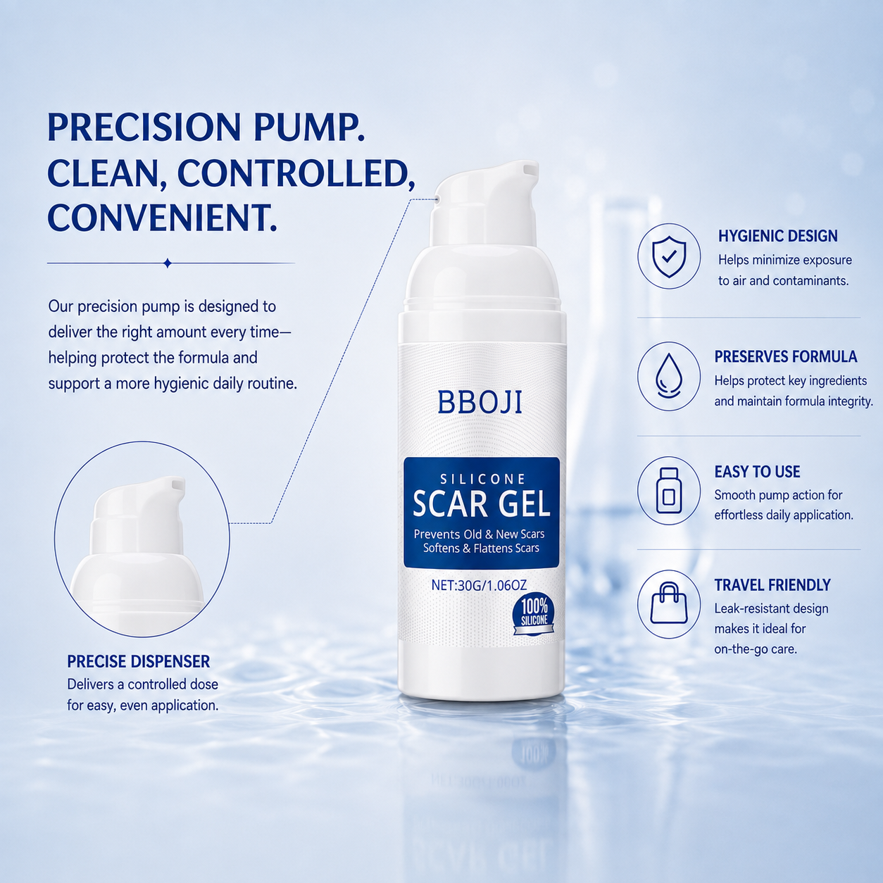 SILICONE SCAR GEL Flatten. Soften. Fade. - PharmacistRecommended Scar Therapy