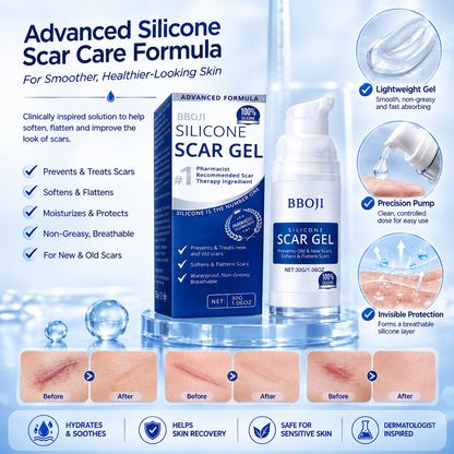 SILICONE SCAR GEL Flatten. Soften. Fade. - PharmacistRecommended Scar Therapy