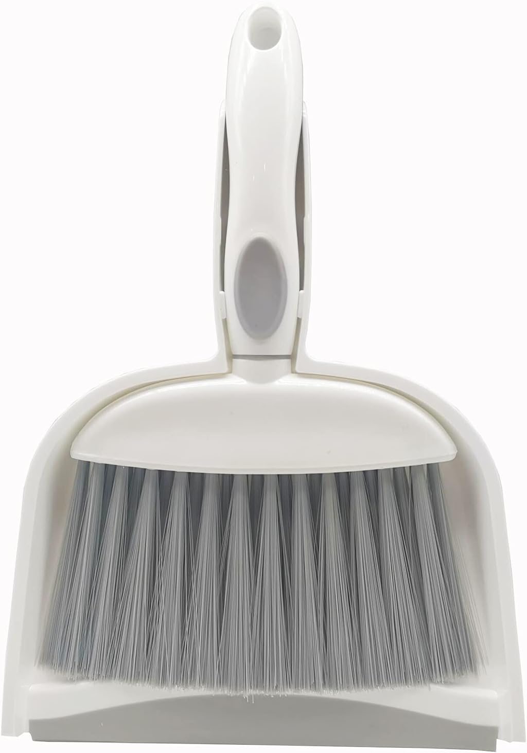 Mini Broom and Dustpan Set-Mini Whisk Set for Desk, Housekeeping, Office, Kitchen, Pet Nest, etc.,Daily Cleaning Necessity Plastic Mini Dustpan Set (Gray)
