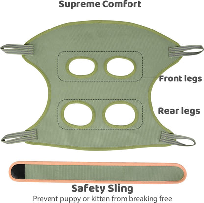Cat Grooming Hammock Harness Kit