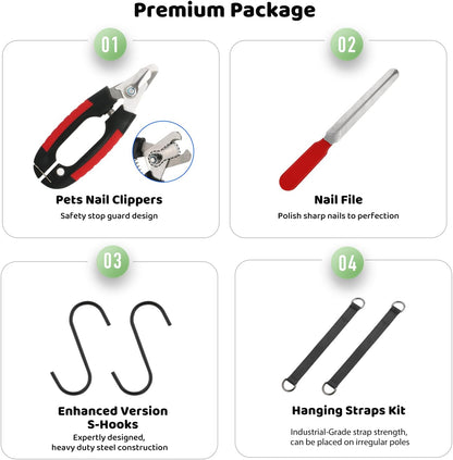 Cat Grooming Hammock Harness Kit