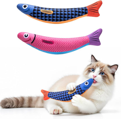 Catnip & Silvervine Fish Kicker Cat Toy