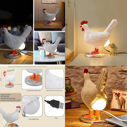 Egg-Of-Light Chicken Lamp