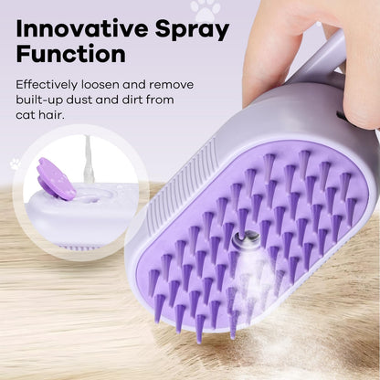 Foldable Mist Pet Shedding Brush