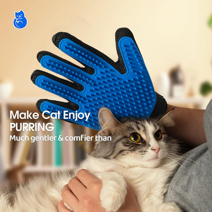 Gentle Pet Grooming Glove Pair