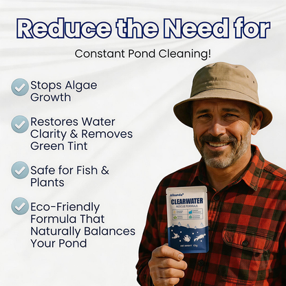 🔥Last Day 50% OFF Alisanda® ClearWater Rescue Formula🐟 From Swampy Green to Crystal Clear – Without the Chemicals
