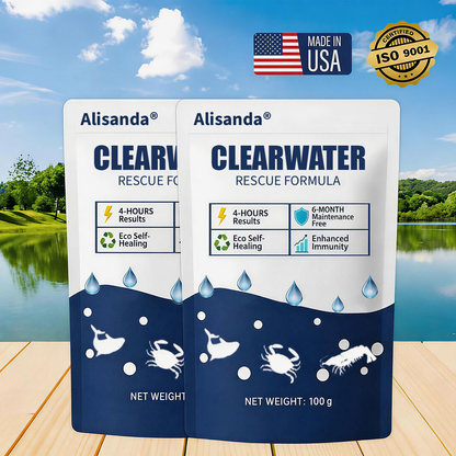 🔥Last Day 50% OFF Alisanda® ClearWater Rescue Formula🐟 From Swampy Green to Crystal Clear – Without the Chemicals