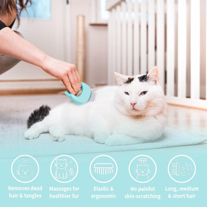Massaging Cat Deshedding Comb