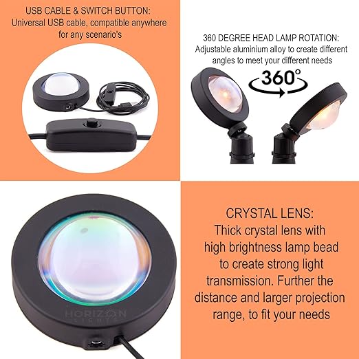 Sunset Glow Projector Lamp
