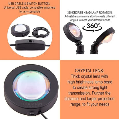 Sunset Glow Projector Lamp