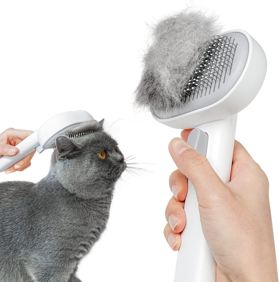 Self-Cleaning Pet Slicker Brush