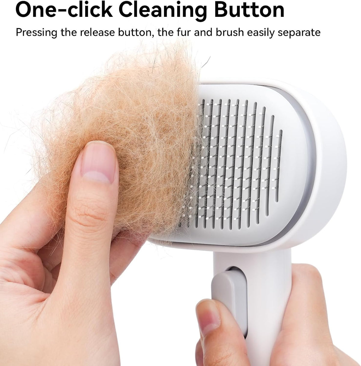 Self-Cleaning Pet Slicker Brush