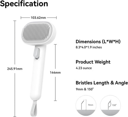 Self-Cleaning Pet Slicker Brush