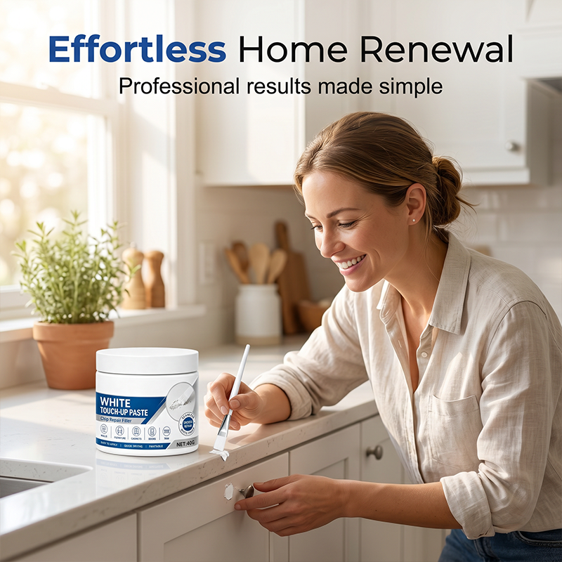🔥LAST DAY Buy 1 Get 1 Free🔥White Furniture Touch-Up Paste with Brush